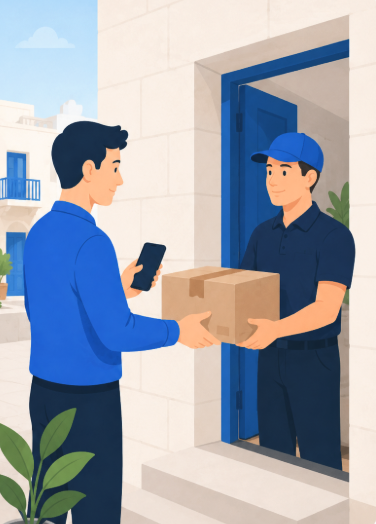 Package delivery at the property
