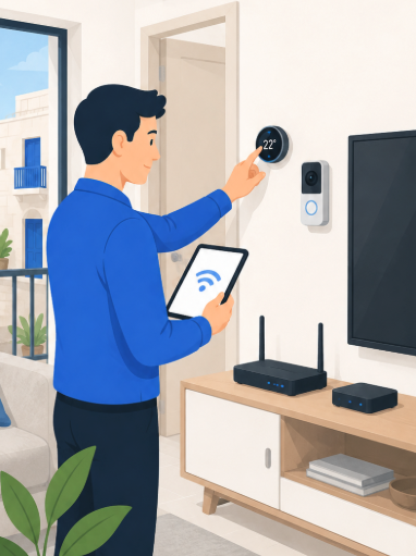 Smart home devices and Wi‑Fi setup